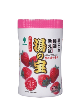 Yu no Takara Соль для ванны с Ароматом клубничного молока
