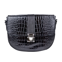 Кожаная женская сумка Albiano black (арт. 8033-01)