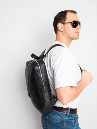 Кожаный рюкзак Lanciano Premium black (арт. 3066-51)