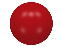 Ball, Hard Plastic 52mm D. Duplo Ball for Ball Tube, Red (41250 / 4156530)