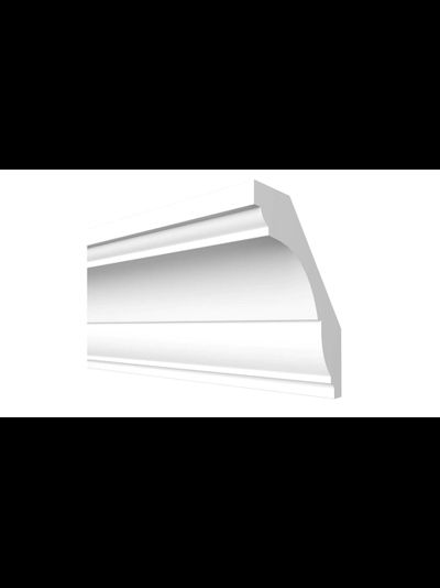 Потолочный плинтус DECOR-DIZAYN DD17, из дюрополимера, под покраску, ударопрочный, 2 метра.