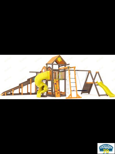 Всесезонная площадка IgraGrad С Мостик 2 с трубой SF