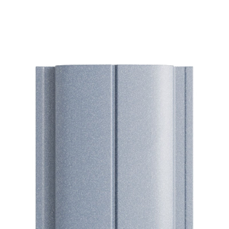 Штакетник металлический МП ELLIPSE 19х126 0,5 PURMAN Сиреневый металлик