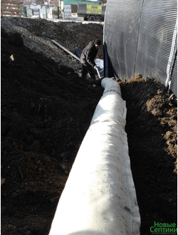 Глубинный дренаж фундамента с помощью системы ЛАЙТРОК