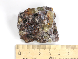 Апатит, кристаллы на пароде, Мексика (40*36*32 мм, 65 г) №26252