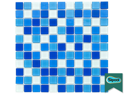 Мозаика стеклянная Aquaviva Cristall Bagama светлая DCM304