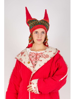 Кичка рогатая с позатыльней - по Рязанскому образцу