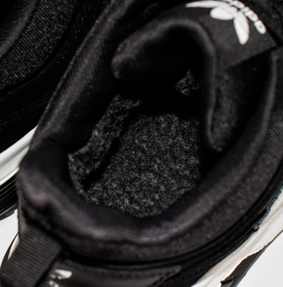 Adidas Retropy F2 Mid With Fur Black White
