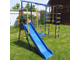 Уличный комплекс "Малыш-Дачник" с горкой Веселый непоседас качелями на цепях в Воронеже