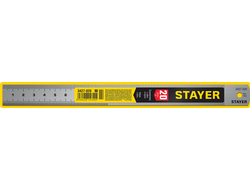 Нержавеющая линейка STAYER длина 0.2 м, Professional