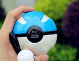 Зарядное устройство. Power Bank pokeball, 10000mah, LED light - голубой