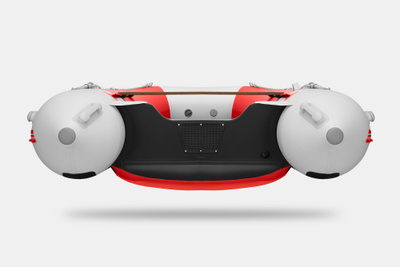 Моторная лодка GLADIATOR E380S красно-белый