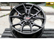 Комплект дисков R16 7,0J ET+38 4*100/4*114,3 RGW 040 Черный с полированными лучами под лаком (T451)