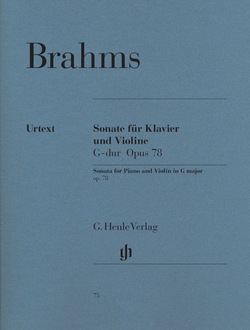 Brahms. Sonate G-dur op.78 f?r Violine und Klavier