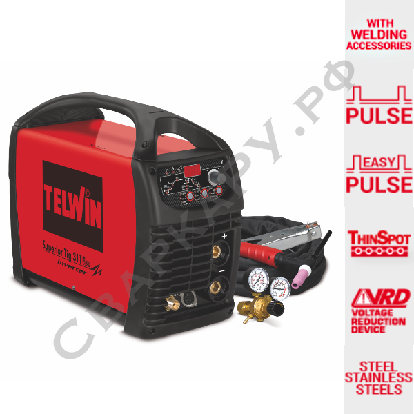 Установка для аргонодуговой сварки Telwin SUPERIOR TIG 311 DC-HF/LIFT