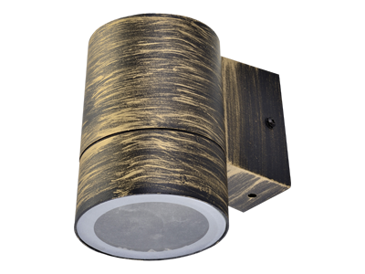 Светильник Ecola 8003A влагозащ.прозр.цилиндр металл.черн.бронза IP65 1*GX53 114х140х90 FN53C1ECH