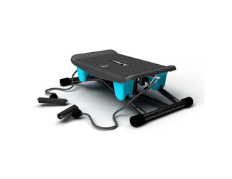 Фитнес платформа-горнолыжный тренажер DFC "Perfect Balance", розовый/голубой