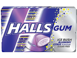 Жевательная резинка Halls Голубика 18гр (16)*15