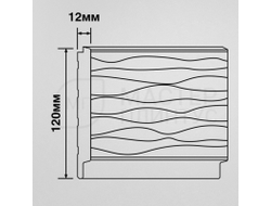 Декоративная стеновая панель HIWOOD LV127W GR15K