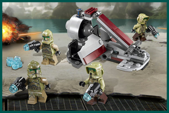 Купить Лего (Lego) Star Wars 75035 Воины Кашиик / Kashyyyk Troopers ...