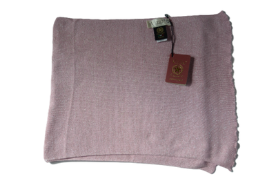 Итальянский розовый шарф из хлопка