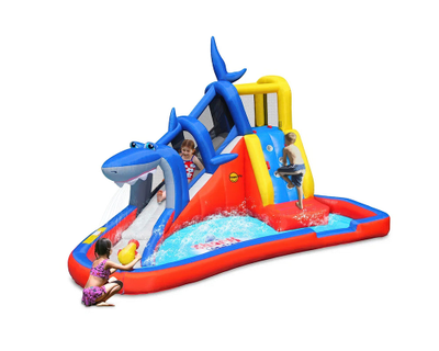 Надувная водная горка «Акула»