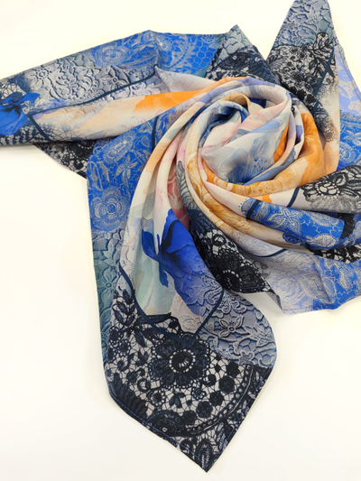 Павловопосадский платок 10079-13