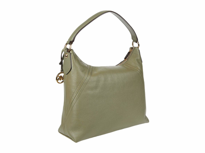 Сумка Michael Kors Aria Large Shoulder женская зеленая