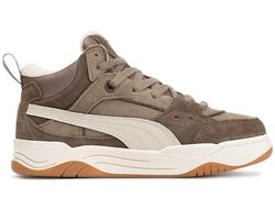 Кроссовки зимние Puma 180 High Brown White