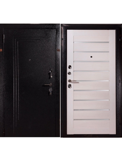 ЙОШКАР-ОЛА. АНТАРЕС. СТАЛЬ 1,8 мм. ТЕХНО. АНТИК ЧЕРНЫЙ/ ЛИСТВЕННИЦА БЕЛЕНАЯ-СТЕКЛО СВЕТЛОЕ