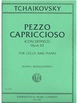 Tschaikowsky. Pezzo capriccioso op.62 for cello and piano