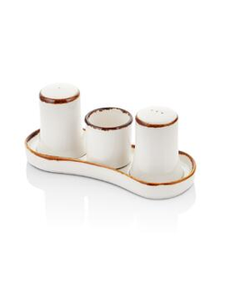 Набор для специй 4 предмета Kolezyum Bone