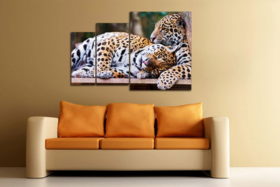 Модульная картина "Пятнистые милаши"