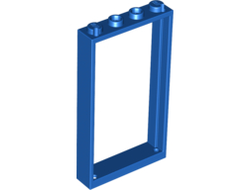 Door, Frame 1 x 4 x 6 with 2 Holes on Top and Bottom, Blue (60596 / 6055101 / 6262960)