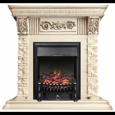 Электрокамин Luxemburg WTS с очагом Fobos