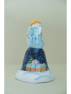 Колокольчик с ангелом (зимний)