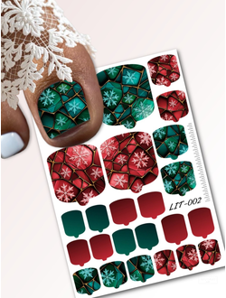 Мини пленки для педикюра LIT-002