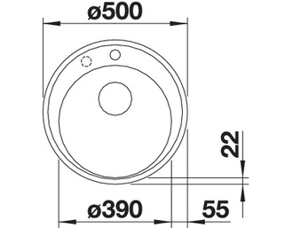 Мойка Blanco Riona 45, 521401