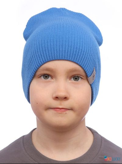Шапка м12в, цвет, синий р. 56-58