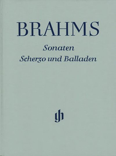 Brahms, Johannes Sonaten, Scherzo und Balladen f?r Klavier gebunden