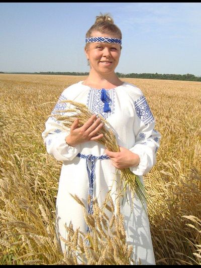 Платье-рубашка "Купальские Узоры"