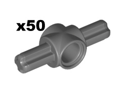 Technic, Axle and Pin Connector Hub with 2 Axles, Dark Bluish Gray (27940 / 6167281)