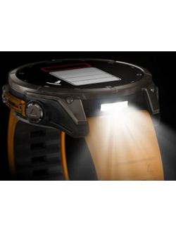 Часы Garmin Fenix 8 —47mm AMOLED Sapphire Titanium Spark Orange / Graphite