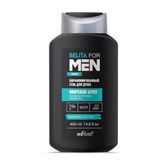 Парфюмированный гель для душа "Морской бриз" Belita for Men, 400 мл