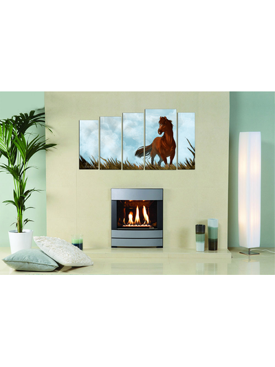 Модульная картина "Гордый мустанг"