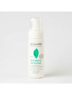 Нежная пенка для интимной гигиены INTIMATE HYGIENE с экстрактами шалфея и хлопка ECOLATIER