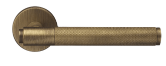 Дверные ручки Morelli Luxury BRIDGE R6 BGO, с усиленной розеткой, цвет - Матовая бронза