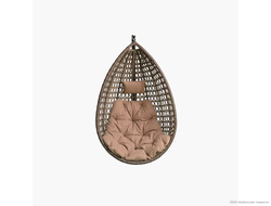 Подвесное кресло "Кокон" из ротанга CALAMUSDON Капля