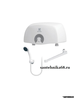 Электрический водонагреватель проточный Electrolux Smartfix 2.0 T S (3,5 кВт) кран+душ