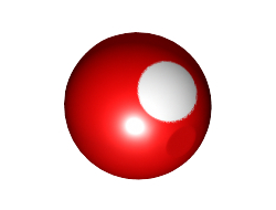 Technic Ball Joint with White Dot Pattern, Red (32474pb015 / 6259640)